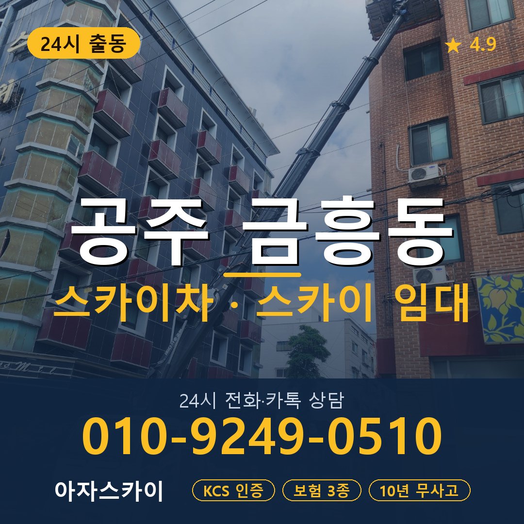 공주 금흥동 스카이차 스카이 임대 아자스카이