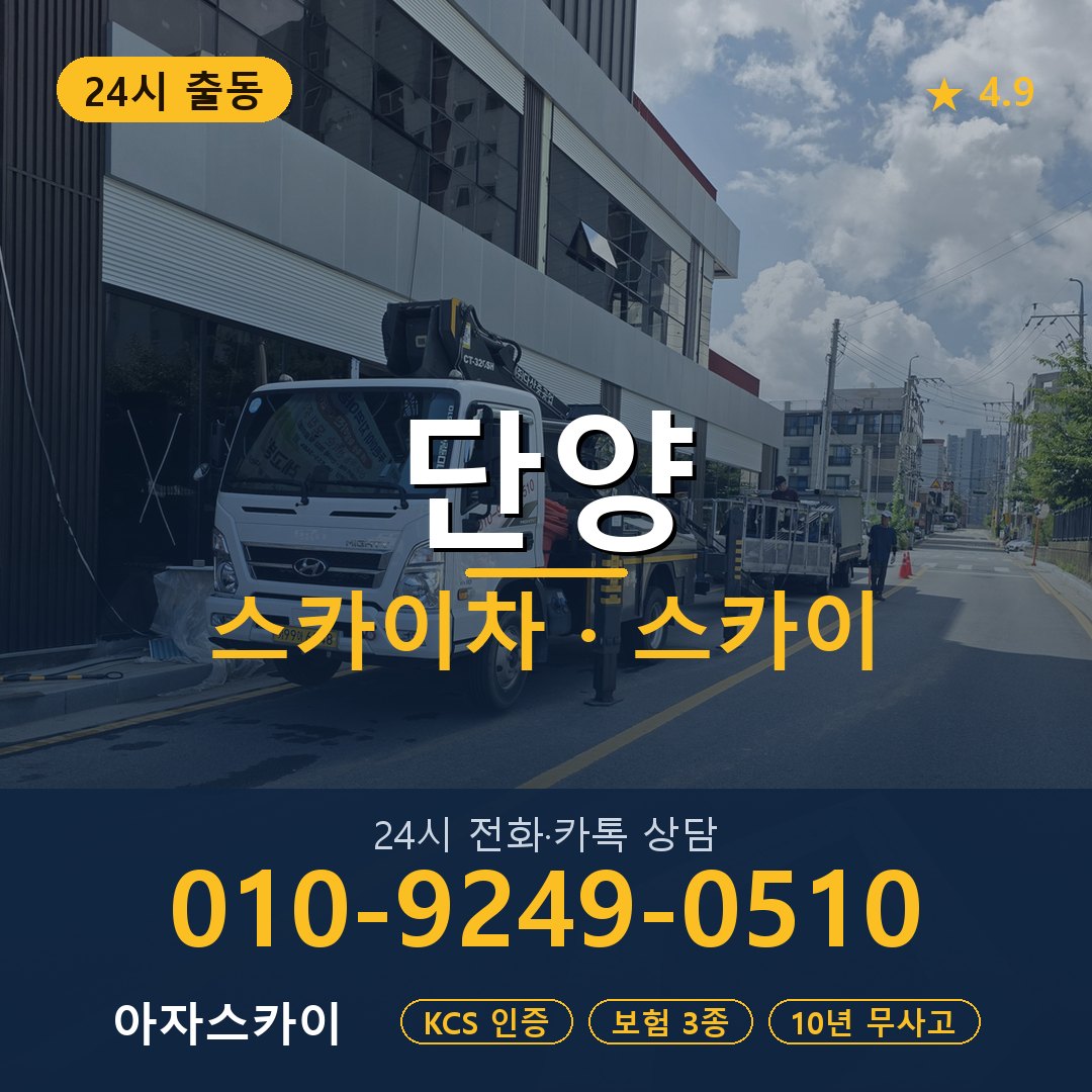 단양 스카이차 스카이 임대 아자스카이