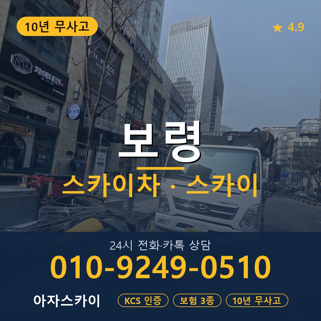 보령 스카이차 스카이 임대 아자스카이