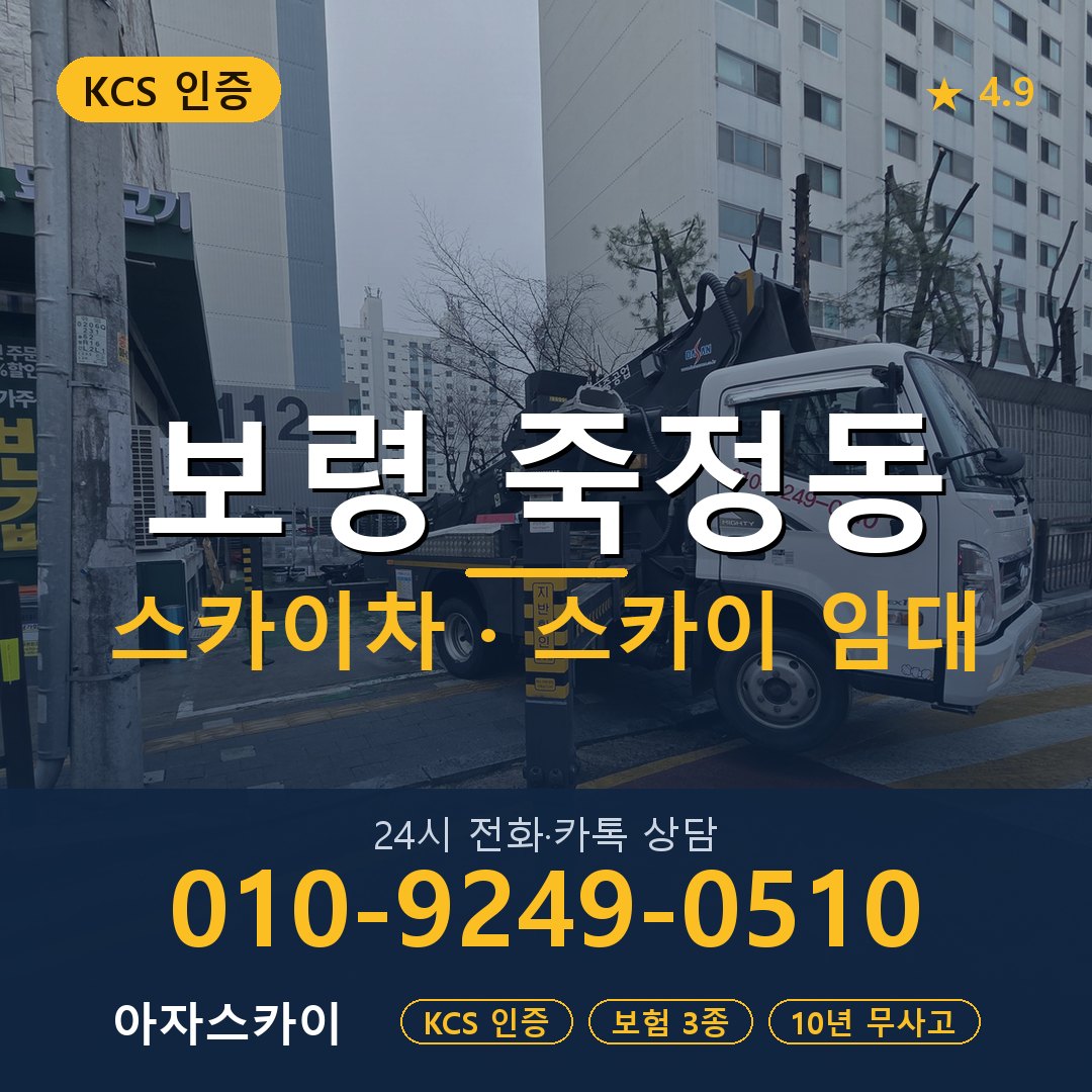 보령 죽정동 스카이차 스카이 임대 아자스카이