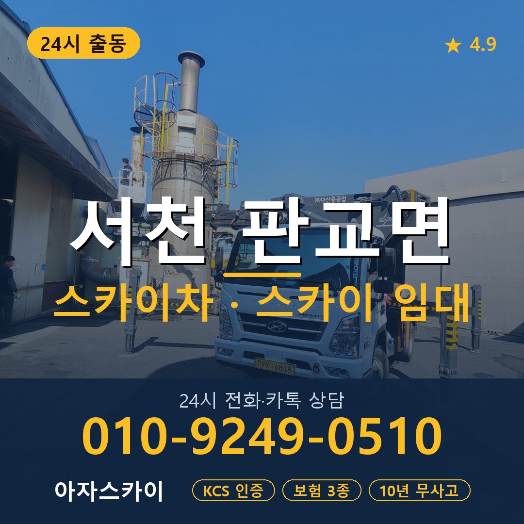 서천 판교면 스카이차 스카이 임대 아자스카이