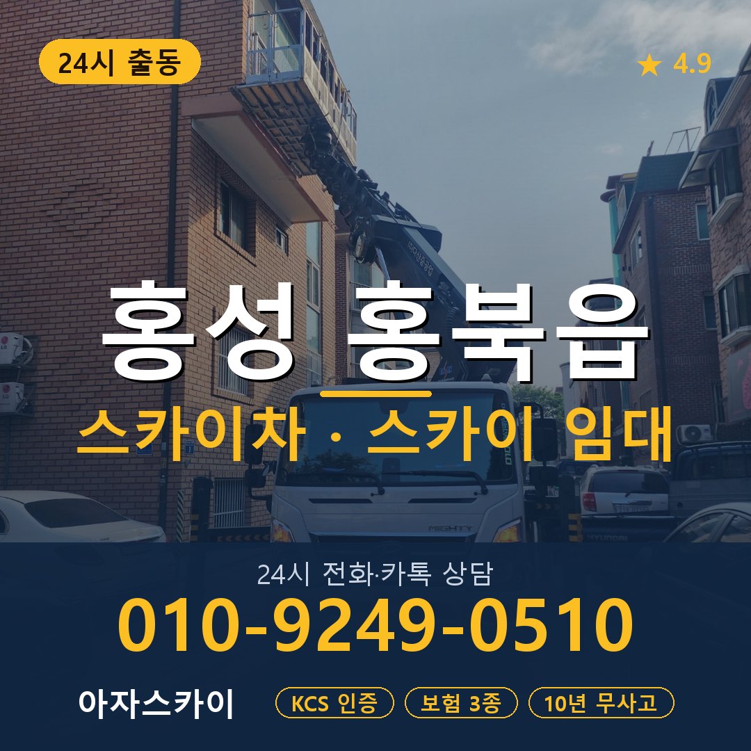 홍성 홍북읍 스카이차 스카이 임대 아자스카이